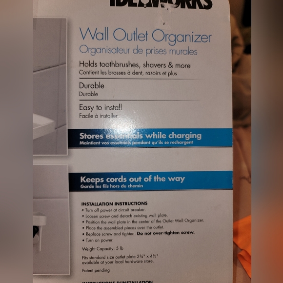 Ideaworks Wall Outlet Organizer - Picture 3 of 4